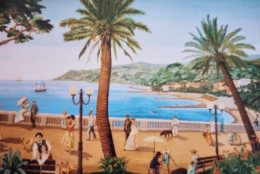 Bucht mit Palmen